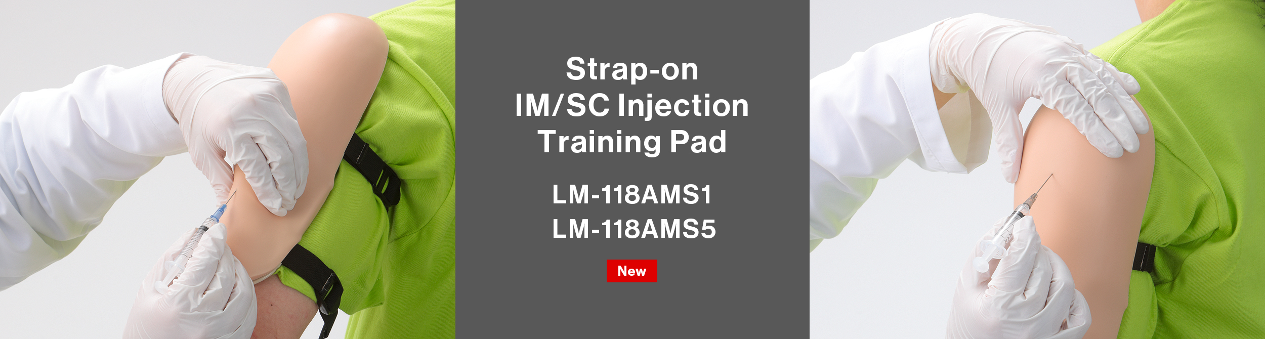 Strap-on IM/SC Injection Training Pad LM-118AMS1, LM-118AMS5